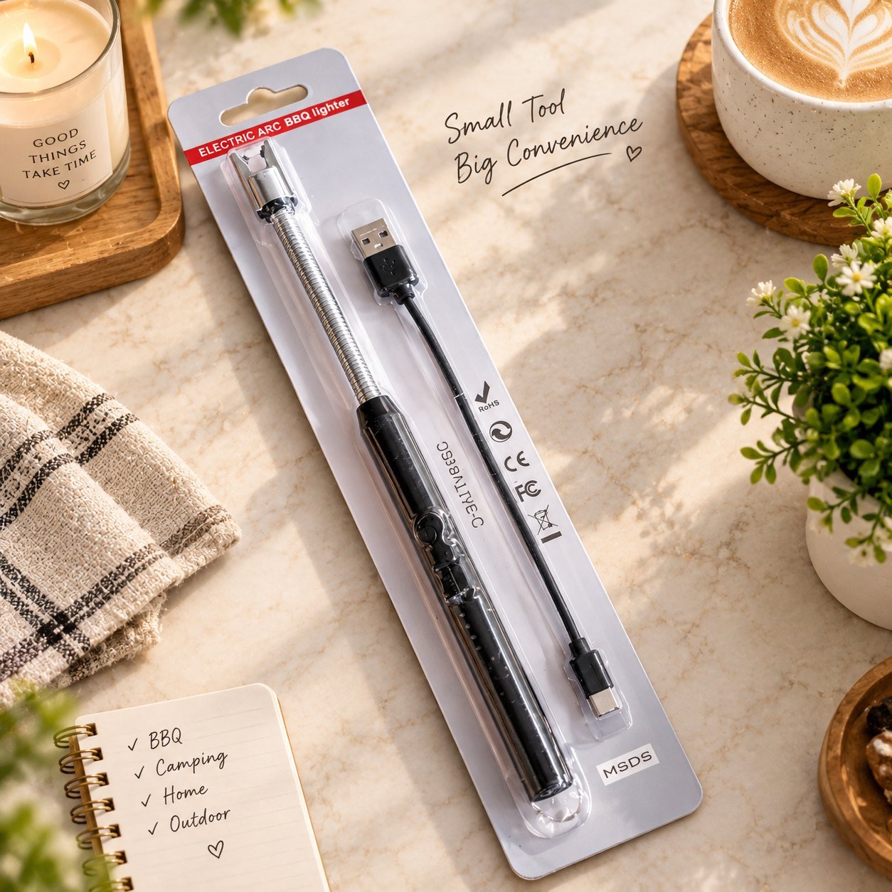 Electric Arc BBQ Lighter - USB Rechargeable