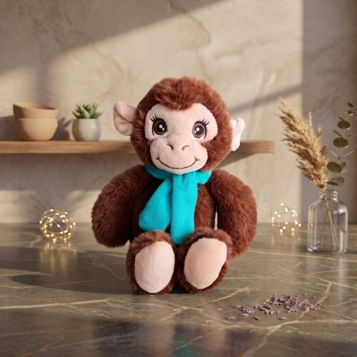 Long Arm Monkey Soft Toy - Brown
