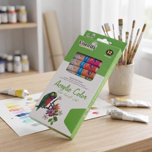 Acrylic Colour Tubes - 12 Shades