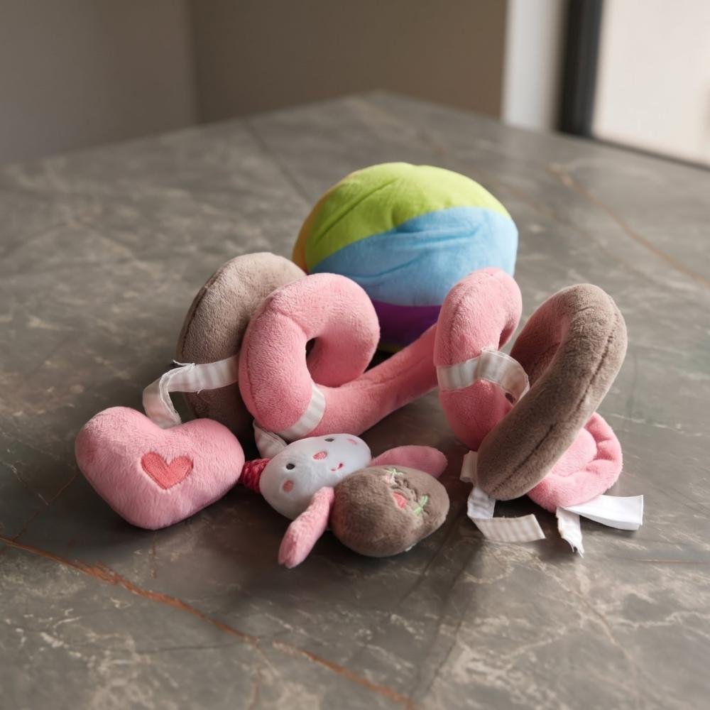 Rainbow Spiral Crib Toy (2-Piece)