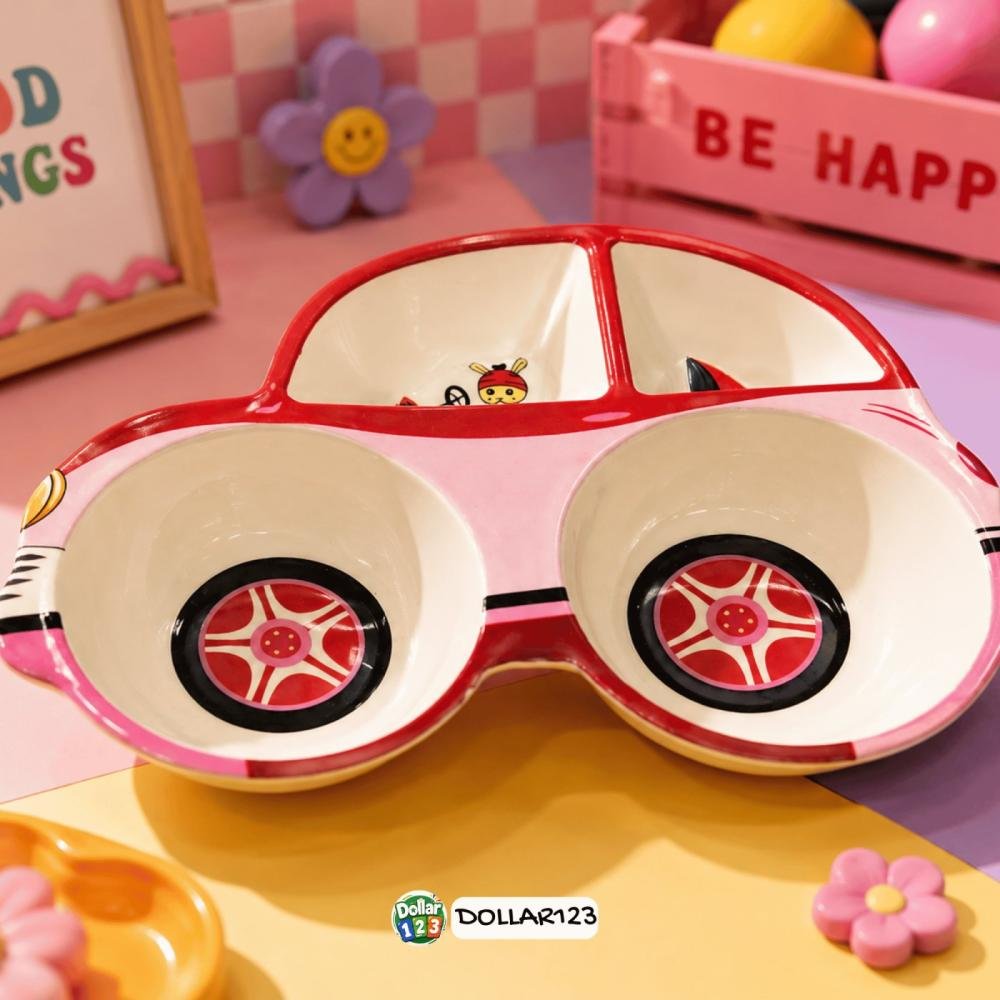 Aero Plane 4-Compartment Kids Tray