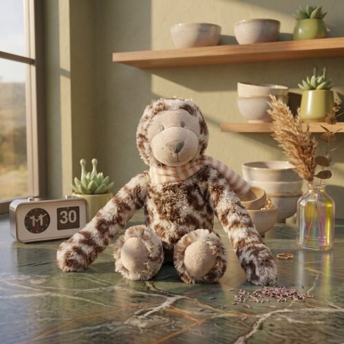 Long Arm Monkey Soft Toy - Spotted