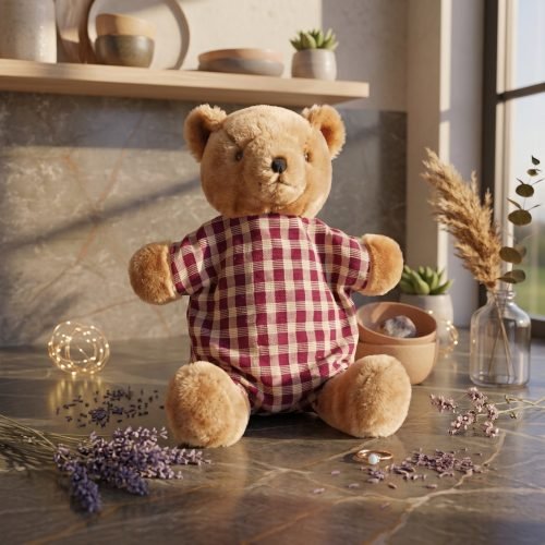 Teddy Bear in Check Shirt