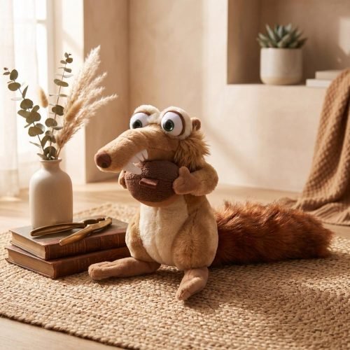 Squirrel with Acorn Plush