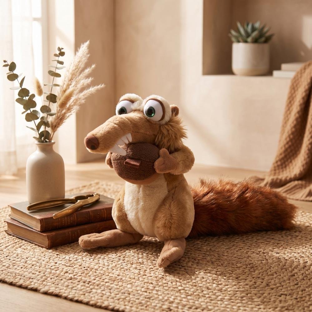 Squirrel with Acorn Plush