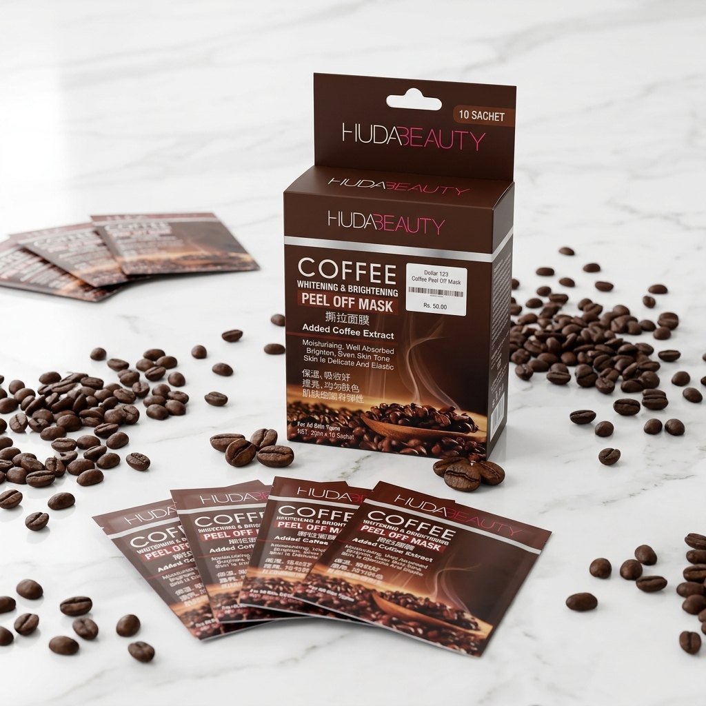 Huda Beauty Coffee Peel-Off Mask - 10 Sachets