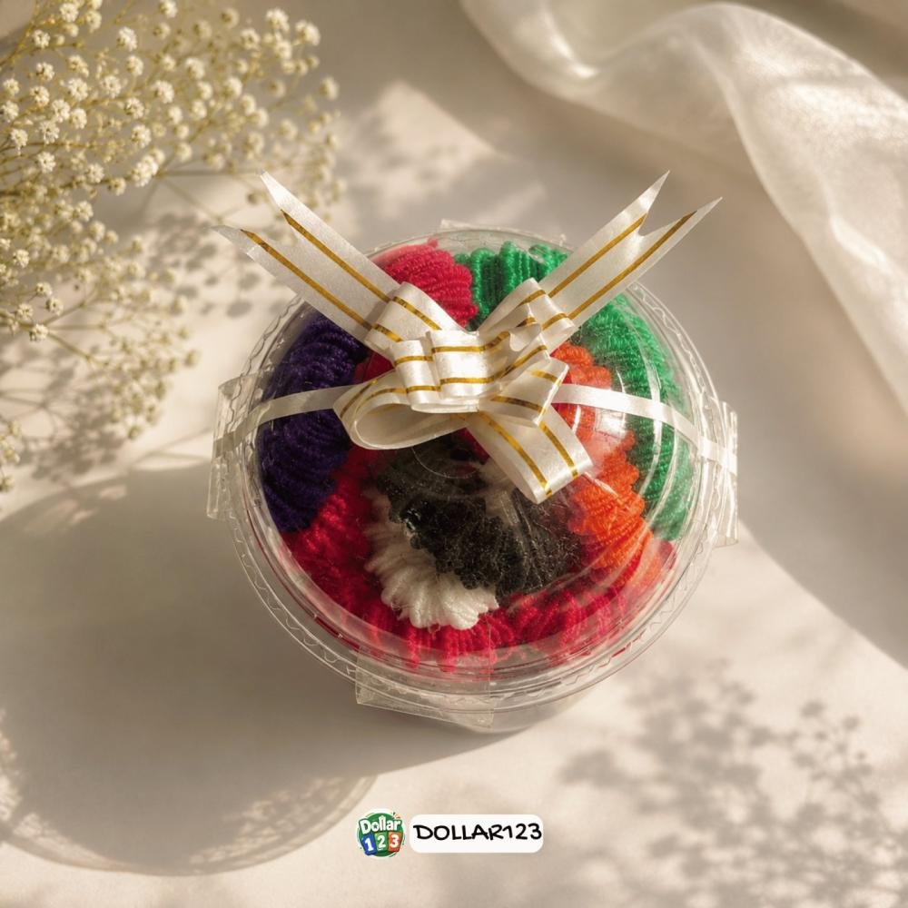 Assorted Fabric Ponytail Holders