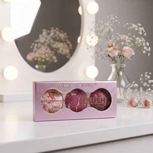 Three Shade Baked Blush Palette