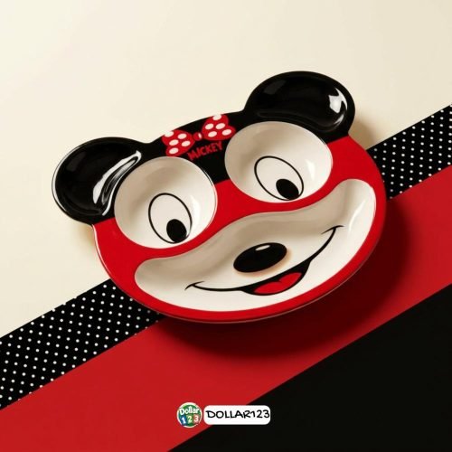 Mickey Face 3-Compartment Kids Tray