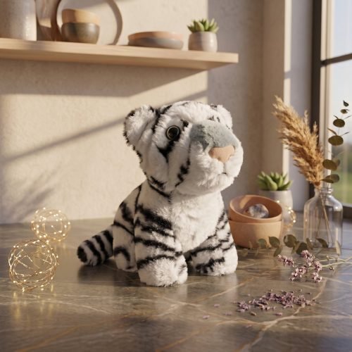 White Tiger Cub Soft Toy