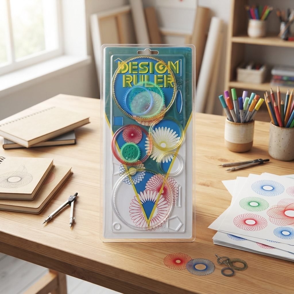 Design Ruler - Spirograph Drawing Set