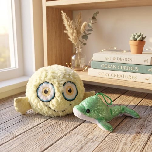 Eyeball Monster & Whale 2-Piece Toy Pack