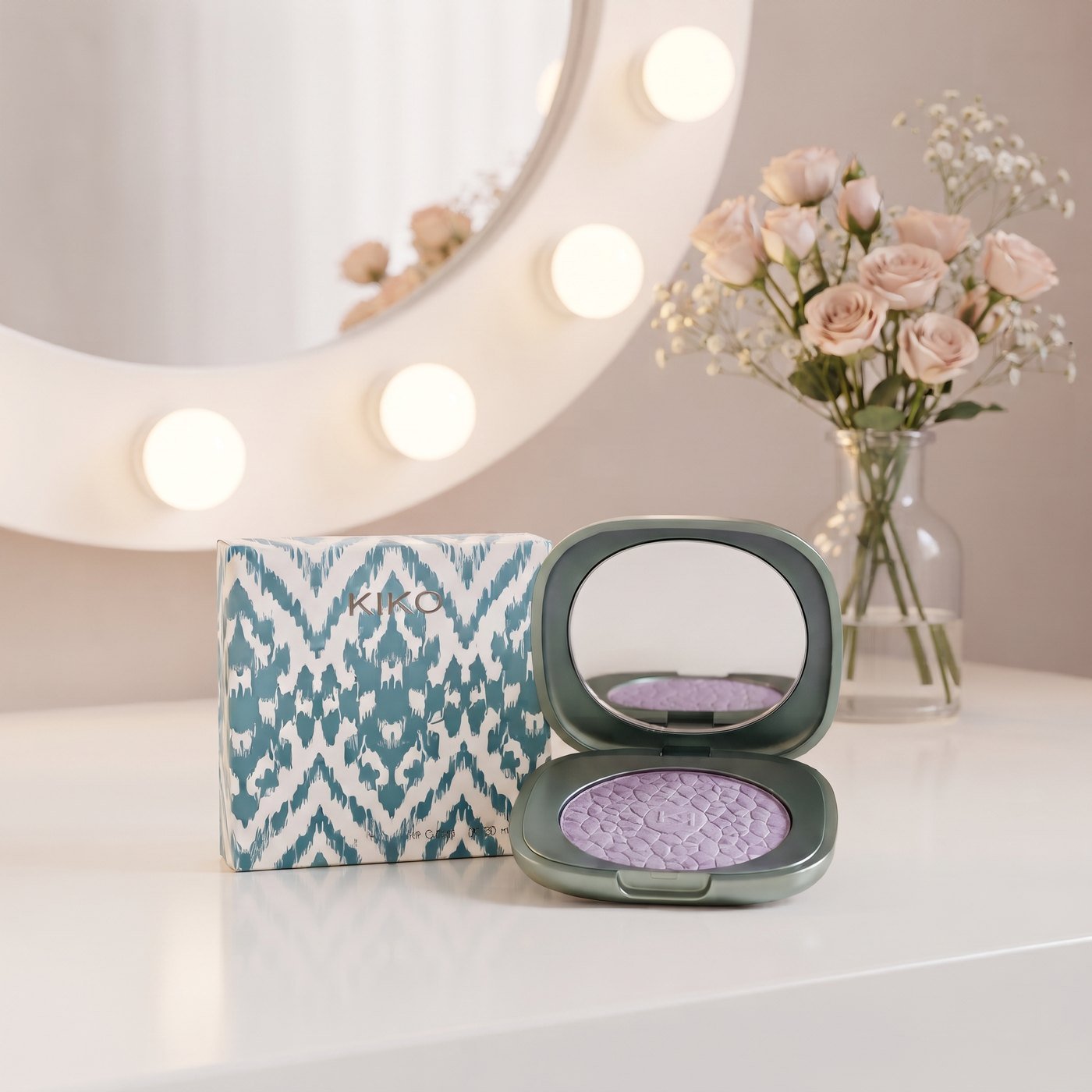 KIKO Milano Baked Shimmer Powder - Lilac