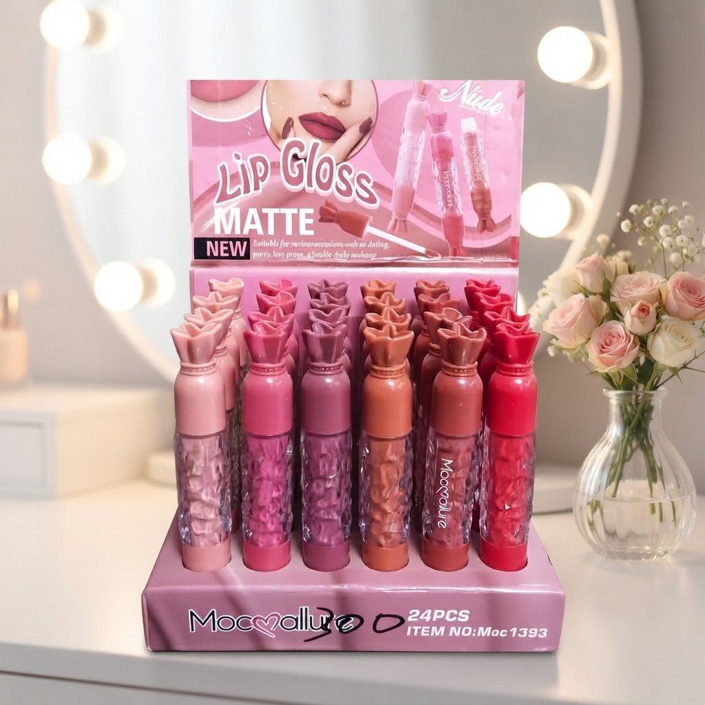 Rose Cap Matte Lip Gloss